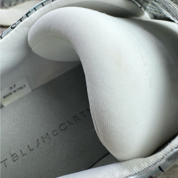 Stella McCartney Eclypse Holographic Logo Sneakers Womens 37/US6.5-7 EUC $871 - Picture 13 of 14
